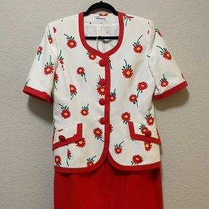 Rare Vintage Skirt Suit